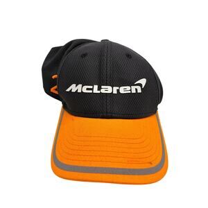 McLaren Hat New Era 9FORTY Men's Youth Adjustable Black Orange